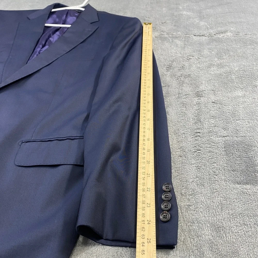 Jack Victor Loro Piana Blazer Mens 46R Navy Blue Wool Century CT Sport Coat 1913 - Picture 6 of 11